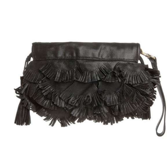 See By Chloe Handbags - See by Chloe Fluffy Cherry Clutch Party Bag Black